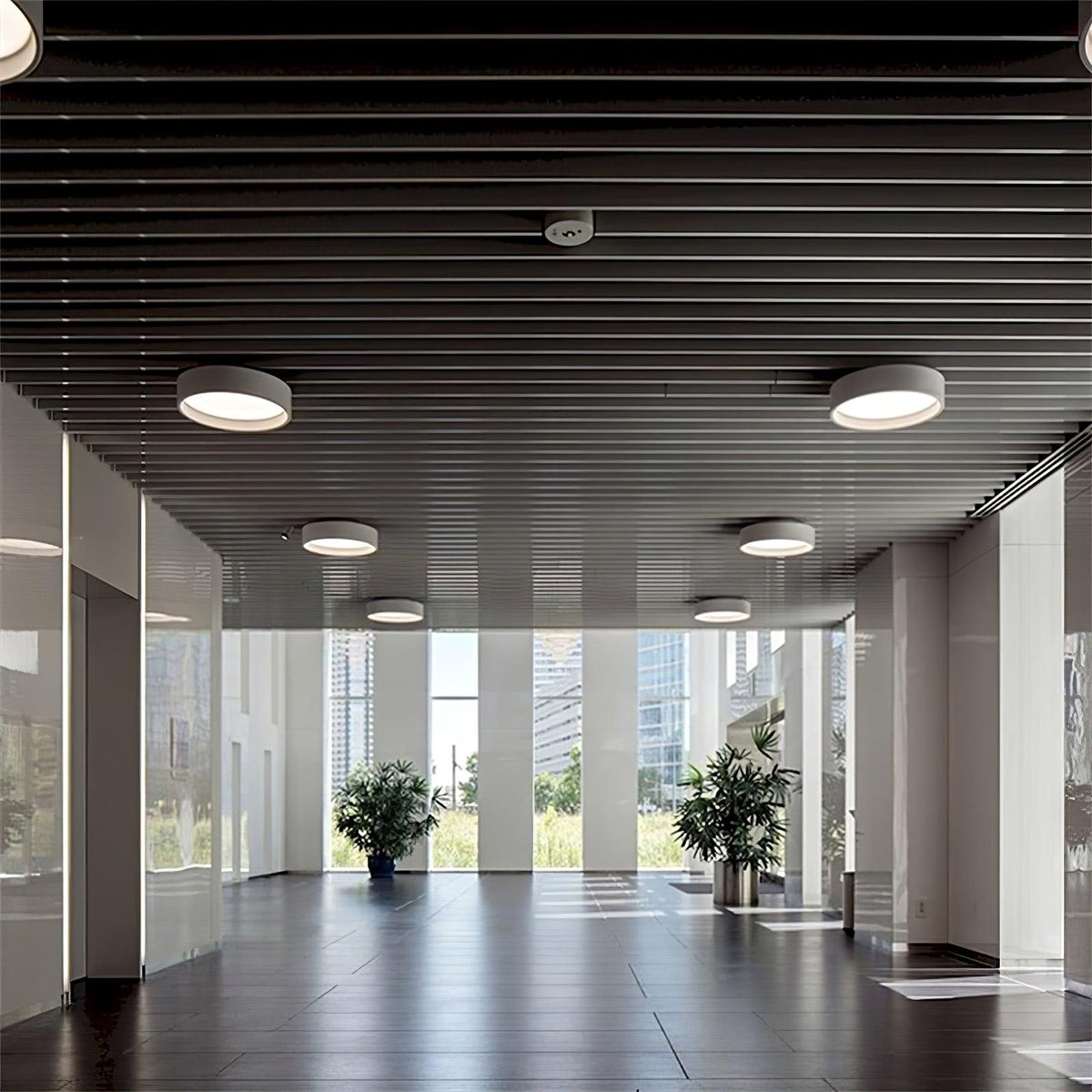 Cirarena lámpara de techo moderna minimalista redonda
