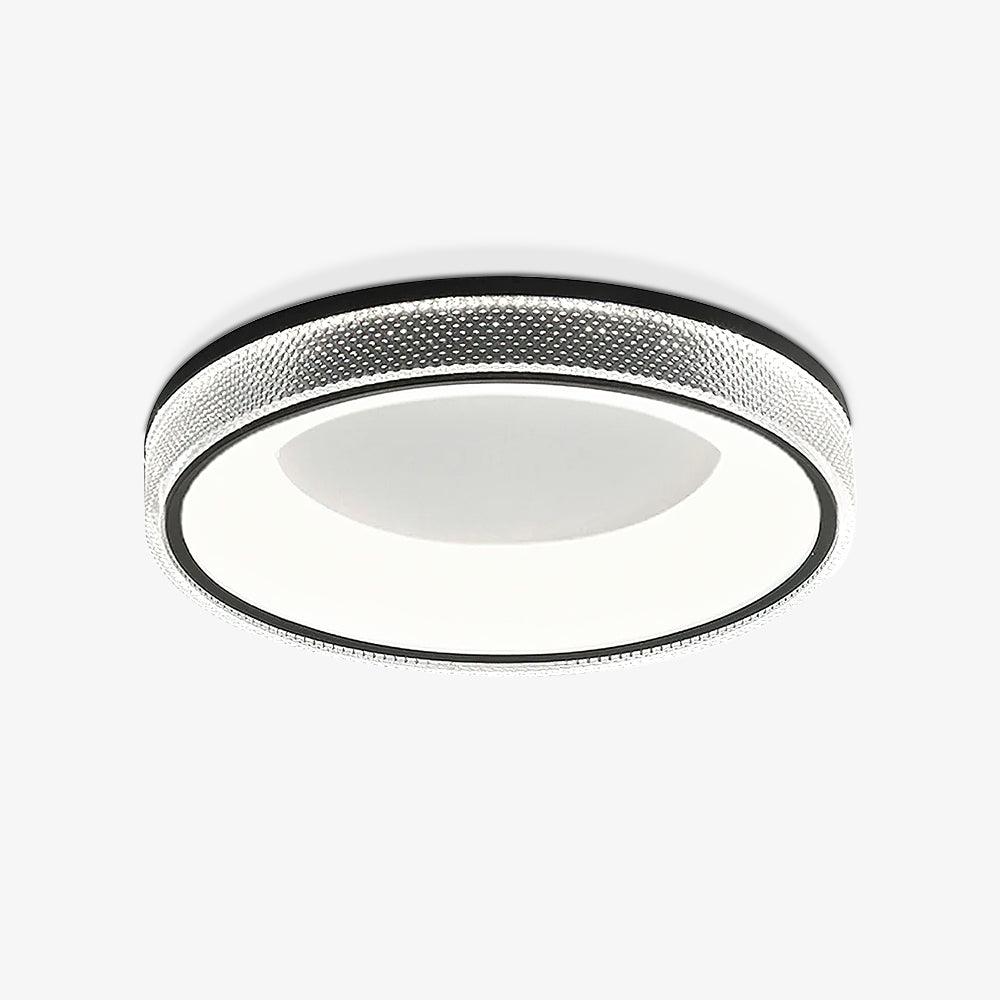 Liroxen lámpara de techo redonda empotrada minimalista cálida