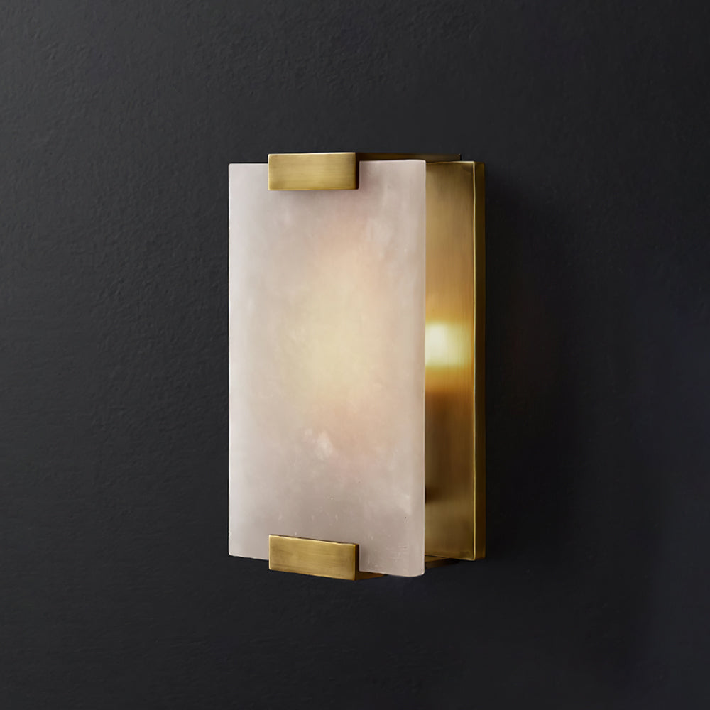 Velen aplique de pared alabastro Panel resplandor