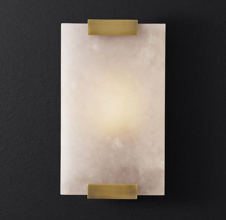 Velen aplique de pared alabastro Panel resplandor