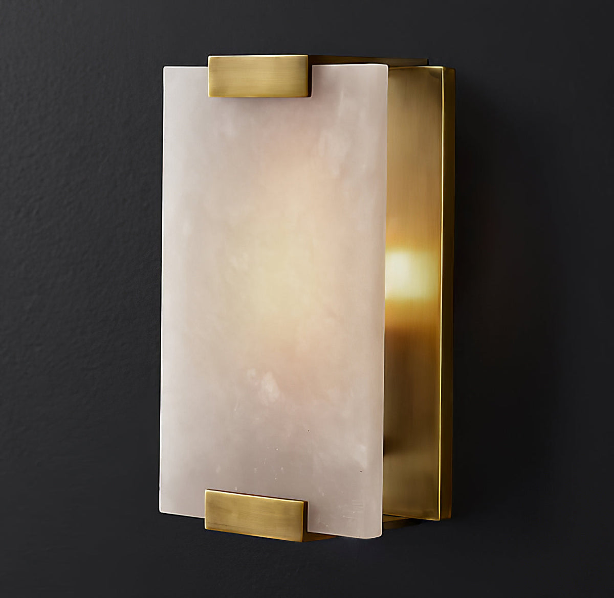Velen aplique de pared alabastro Panel resplandor