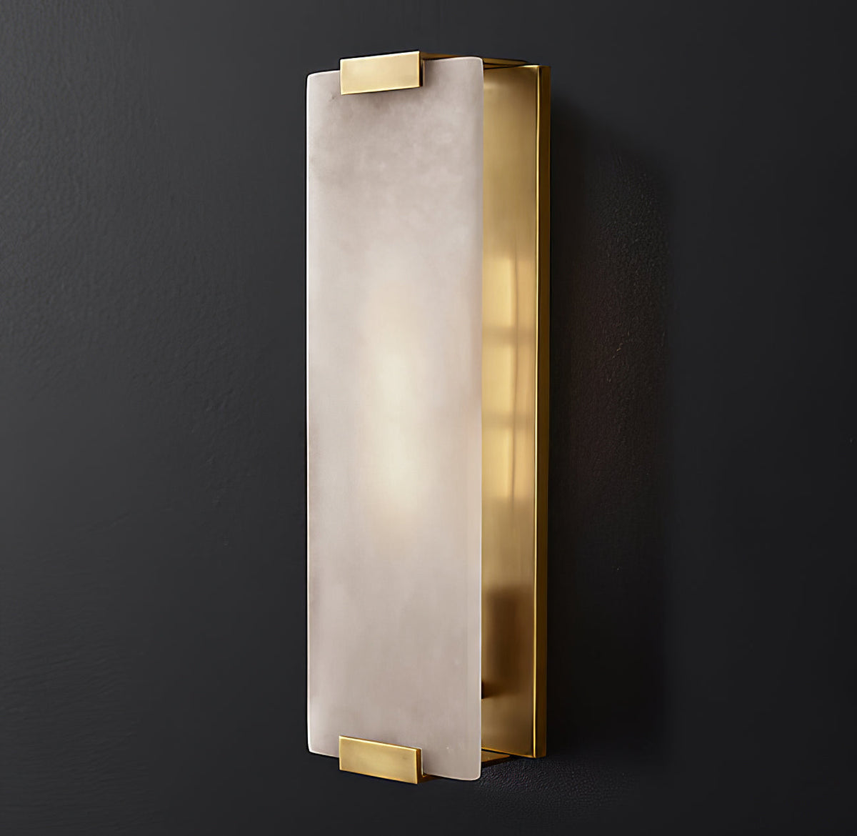 Velen aplique de pared alabastro Panel resplandor