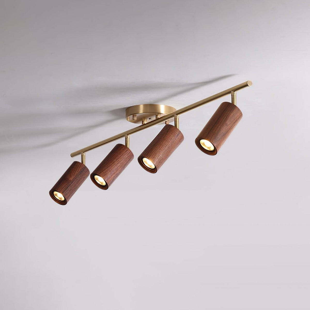 Usolila lámpara de techo moderna minimalista de madera