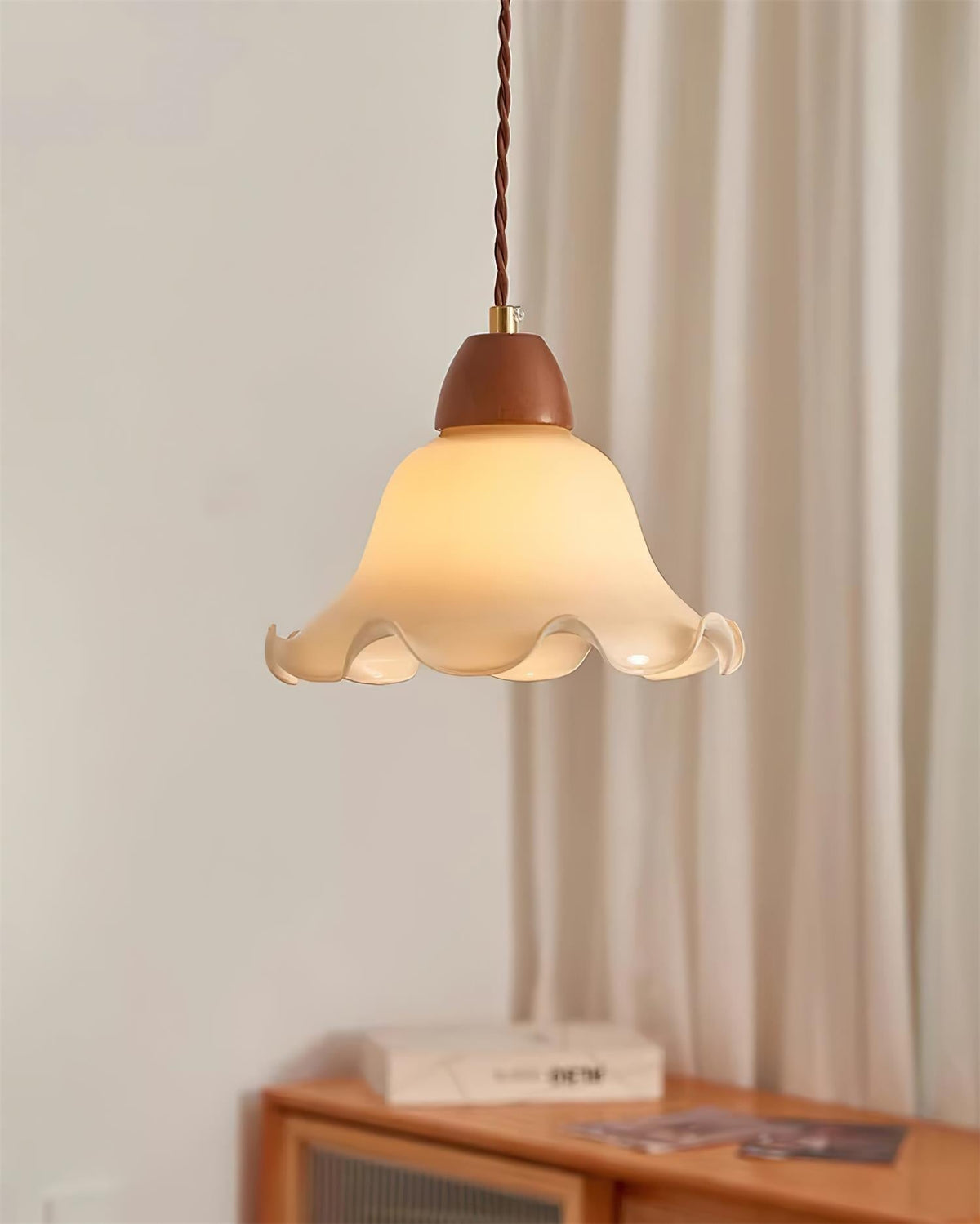 Glyna lámpara colgante Wavy