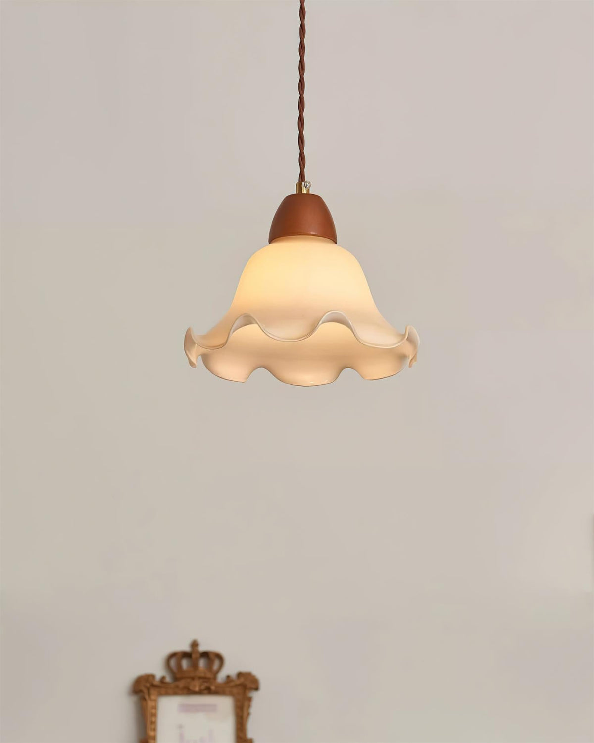 Glyna lámpara colgante Wavy