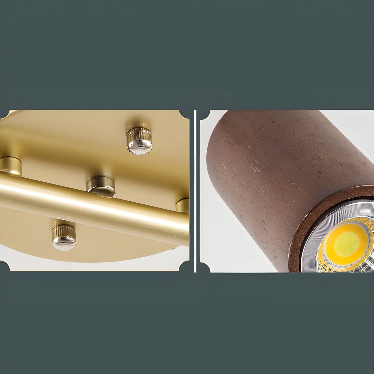 Usolila lámpara de techo moderna minimalista de madera