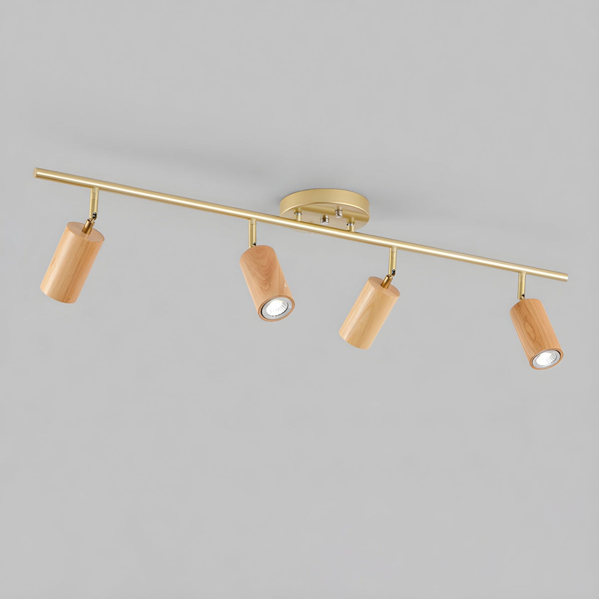 Usolila lámpara de techo moderna minimalista de madera