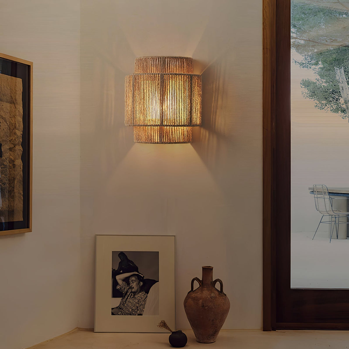 Velivaria aplique de pared Rustic Weave