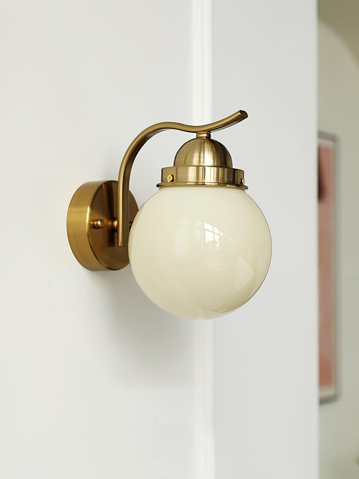 Avrinir aplique de pared moderno minimalista de vidrio