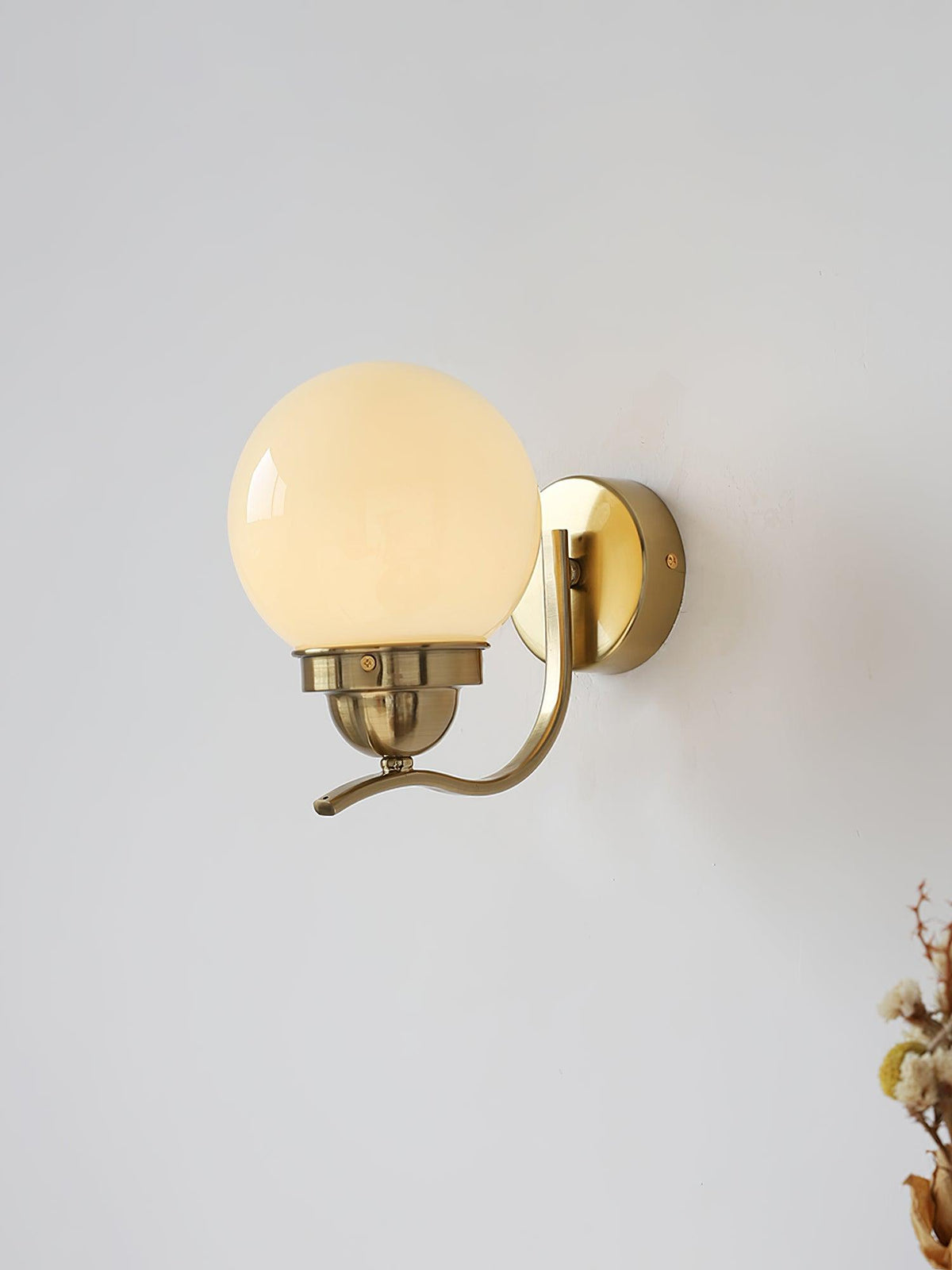 Avrinir aplique de pared moderno minimalista de vidrio