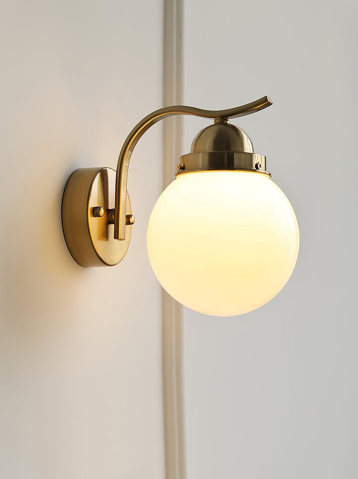 Avrinir aplique de pared moderno minimalista de vidrio