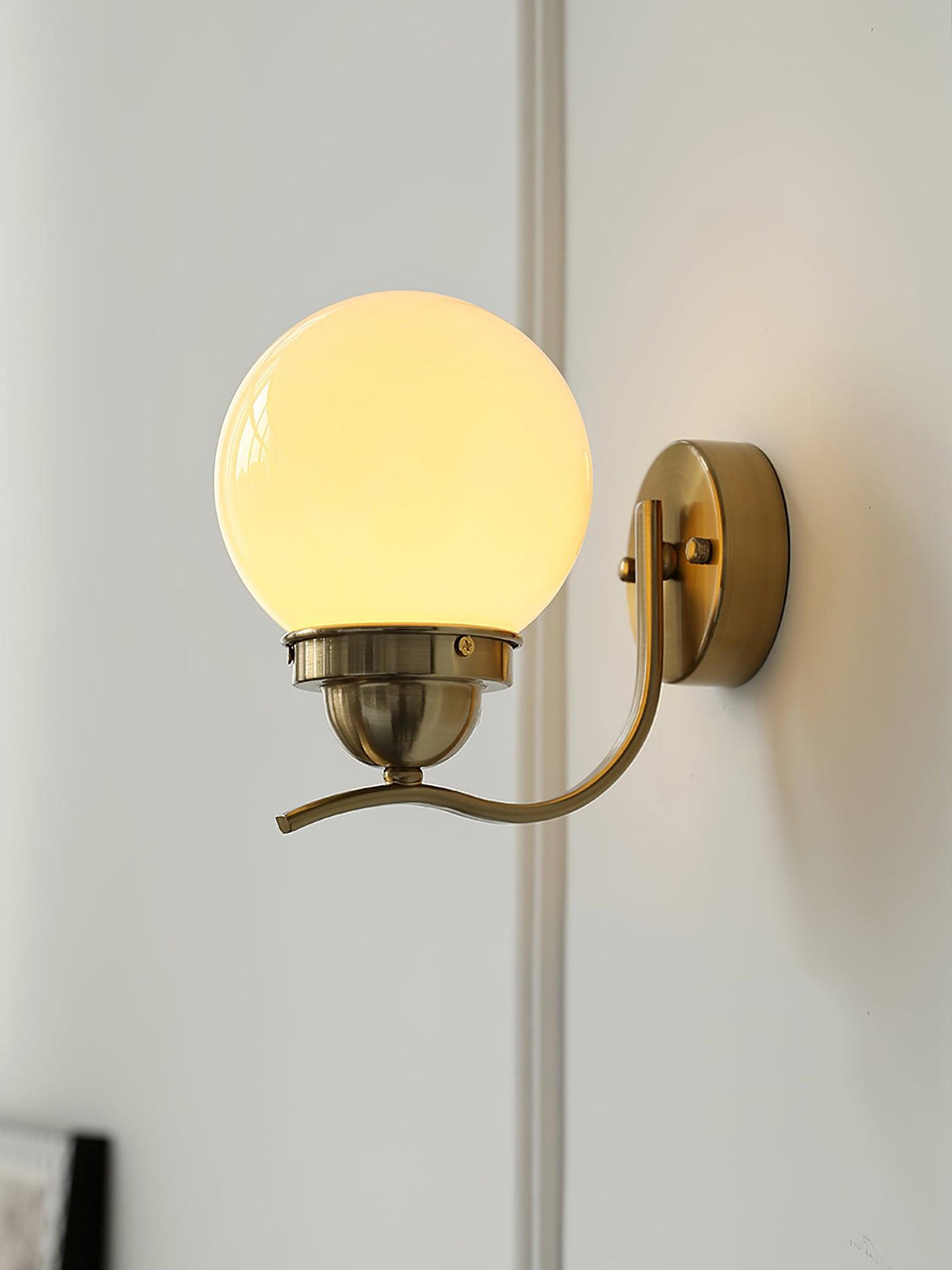 Avrinir aplique de pared moderno minimalista de vidrio