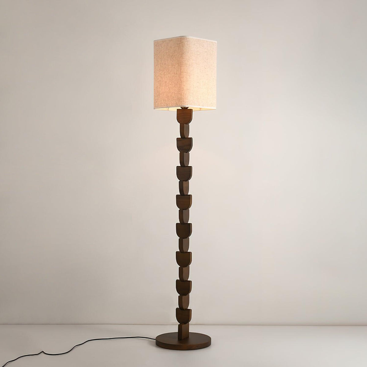 Rinoreria lámpara de pie de madera