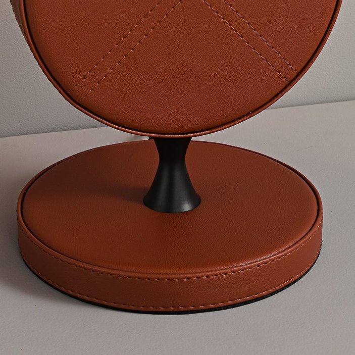 Saddle lámpara de mesa Stitch de cuero