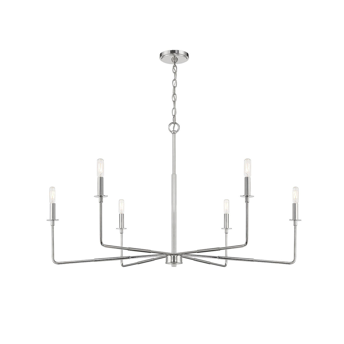 Blikuvyi lámpara de araña moderna industrial minimalista de metal