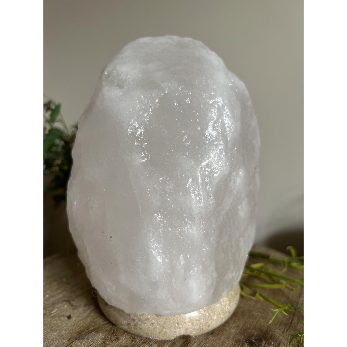 Salt lámpara de mesa