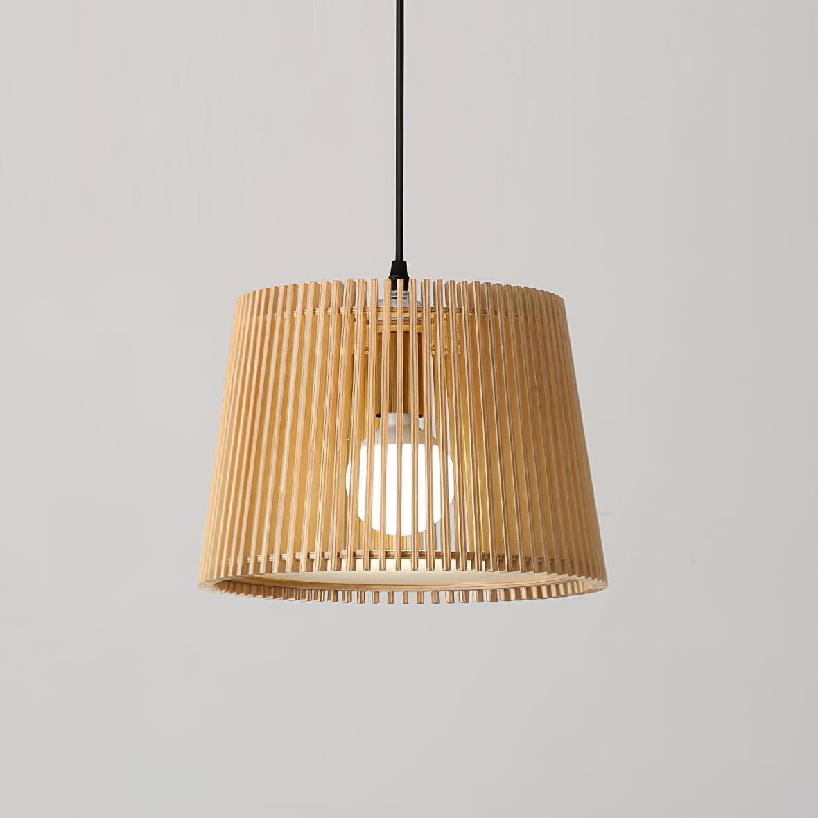 Clou lámpara colgante de madera estilo