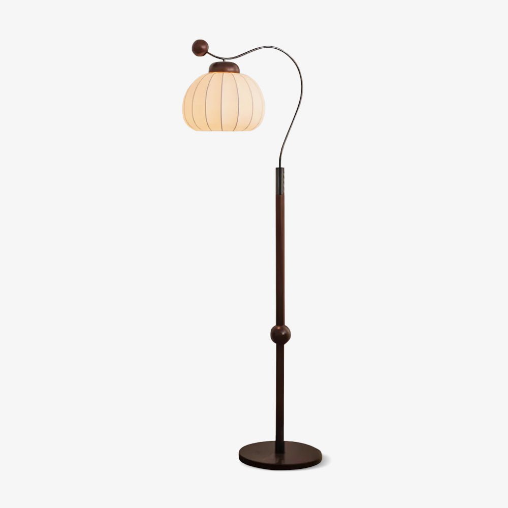 Devenor lámpara de pie de madera de seda
