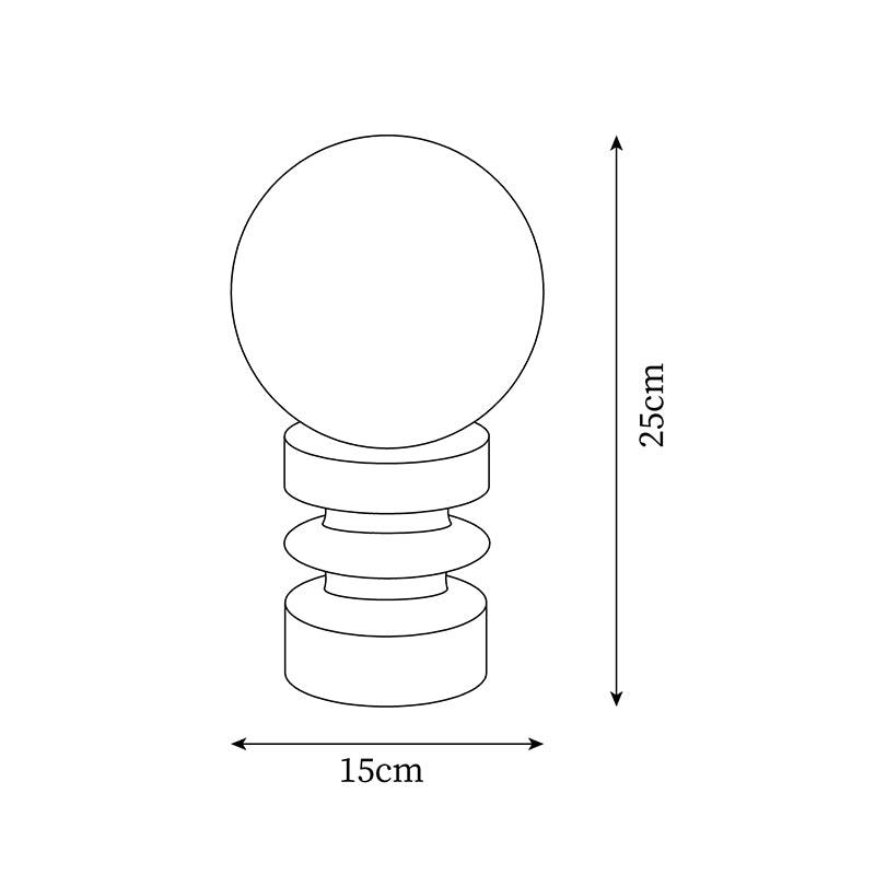 Sorinira lámpara de mesa