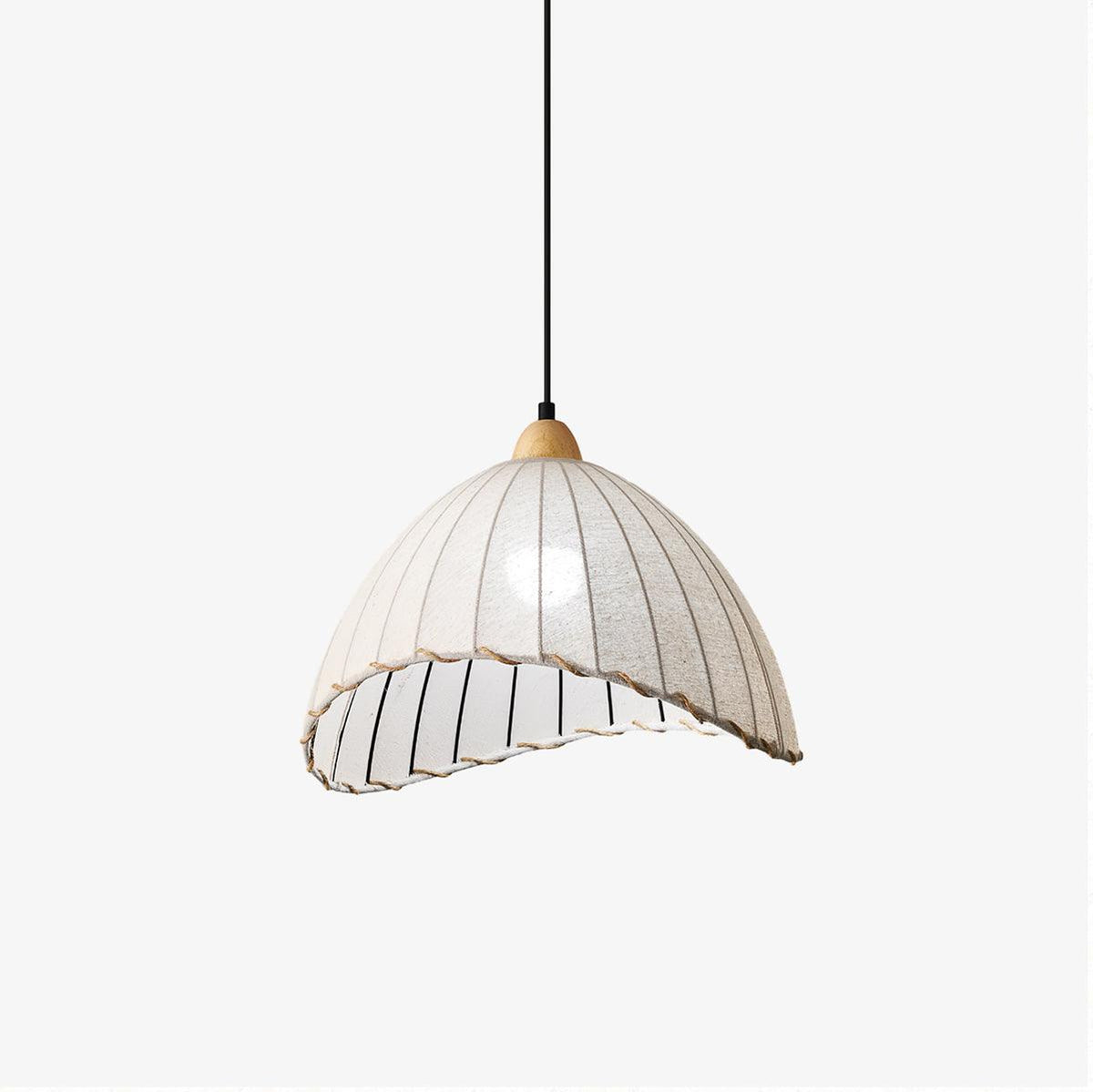 Lámpara colgante minimalista de madera Shell