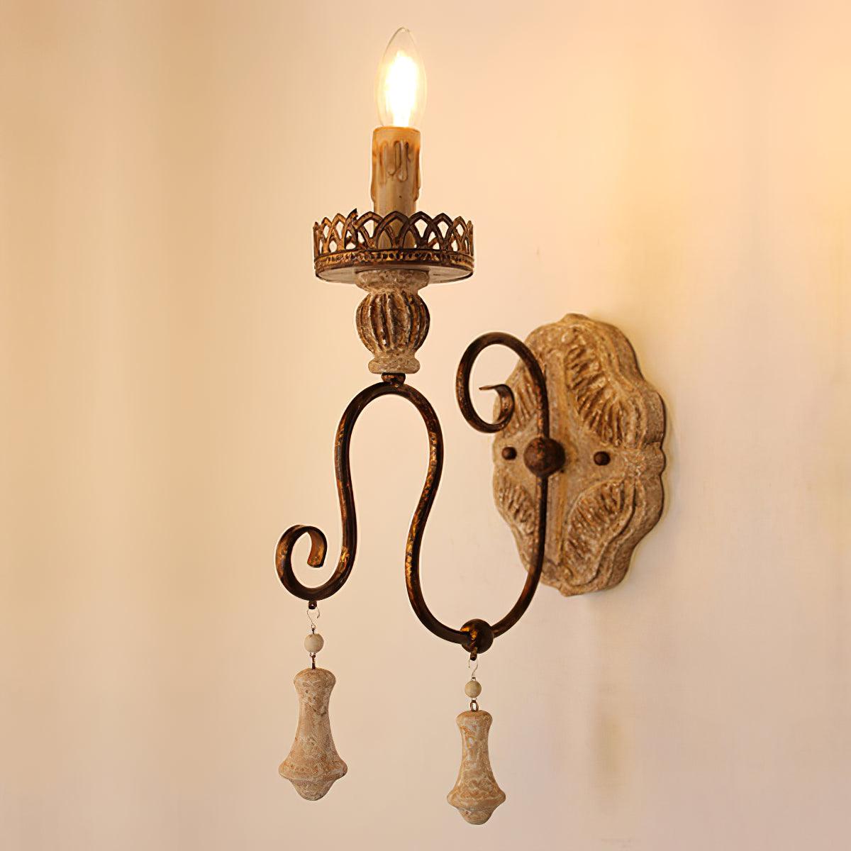 Aurzore aplique de pared Mid-century tradicional