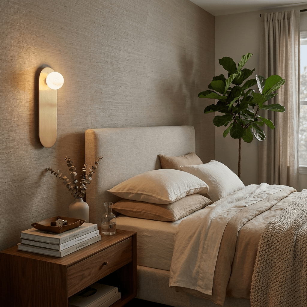 Albivise aplique de pared en alabastro