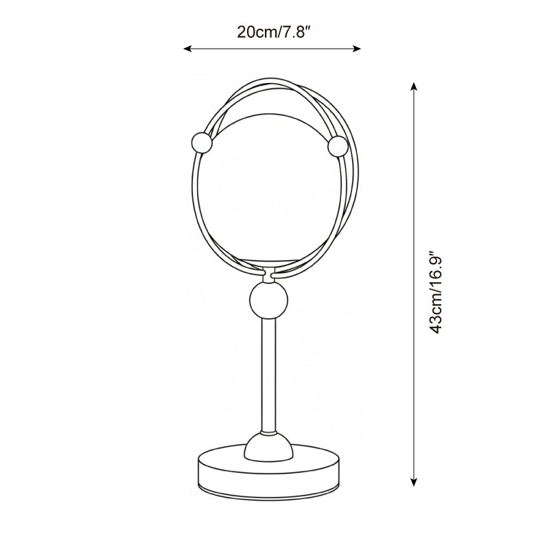 Aveniia lámpara de mesa Hoop