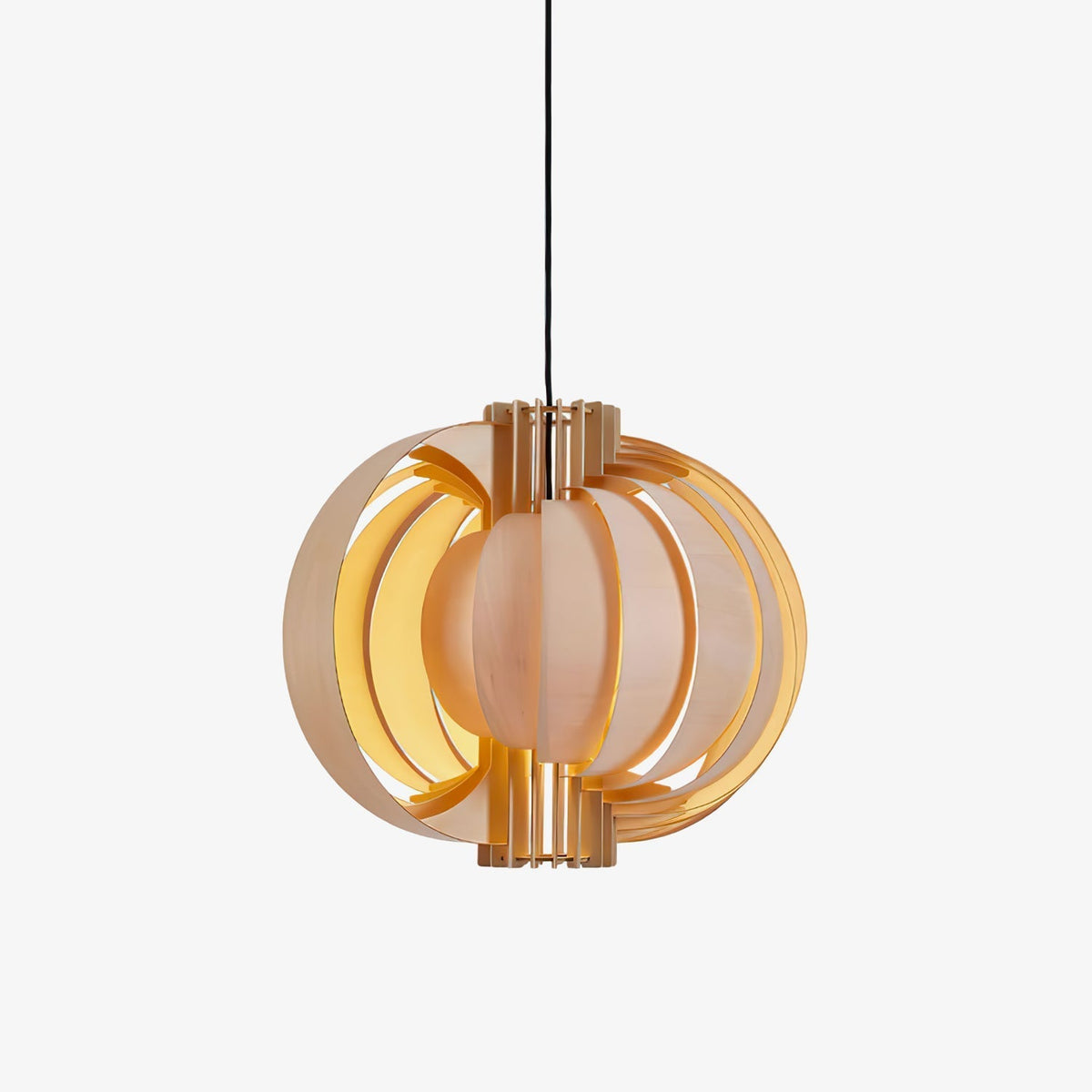 Ivraeus lámpara colgante Premium elegancia Anillo madera