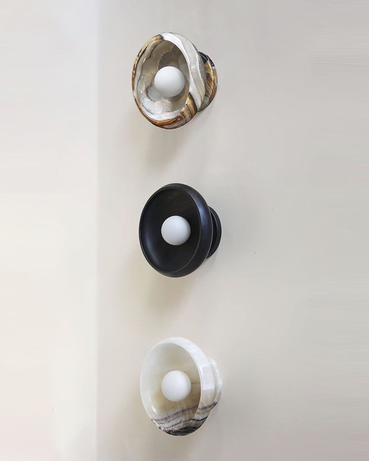 Onvix aplique de pared Natural Onyx