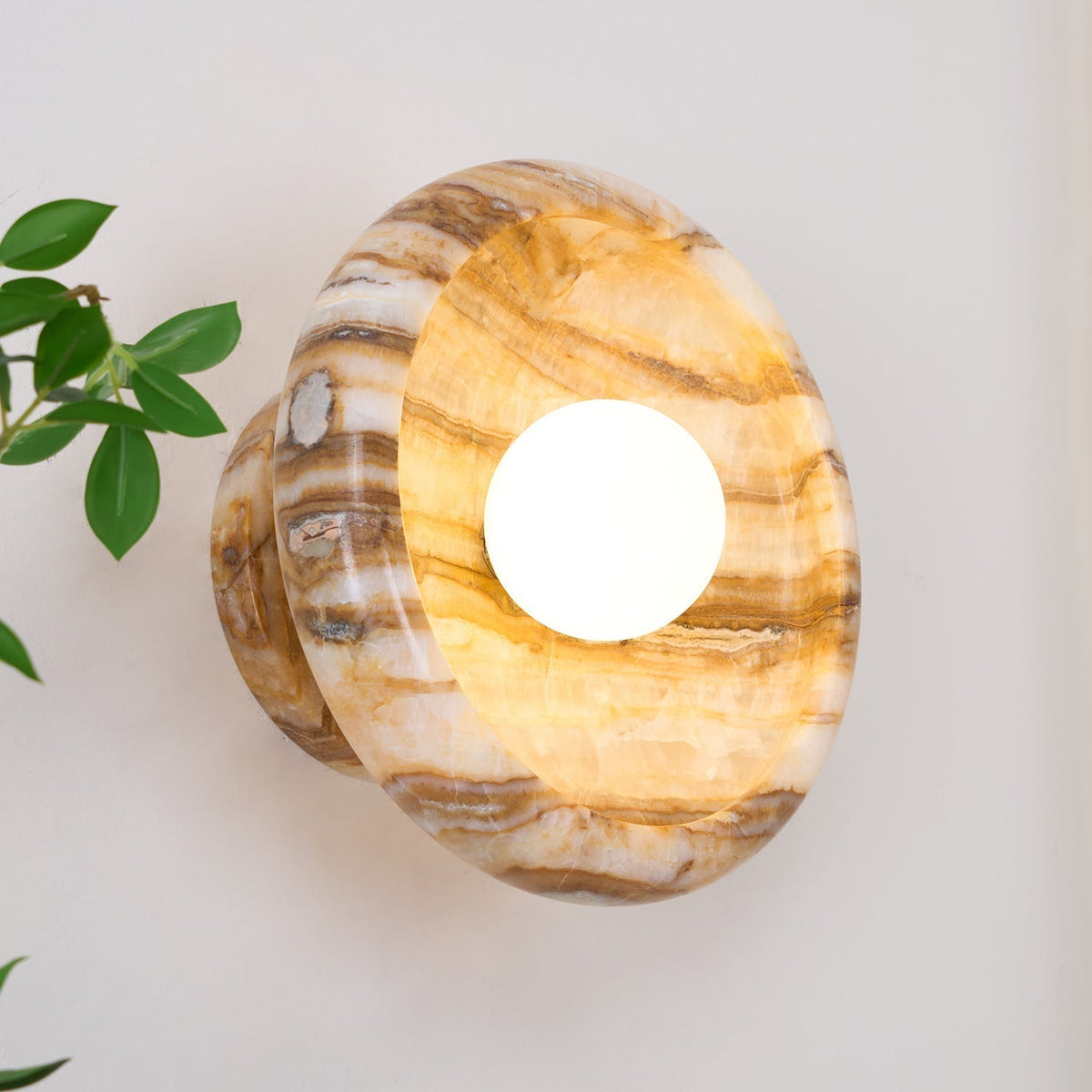 Onvix aplique de pared Natural Onyx