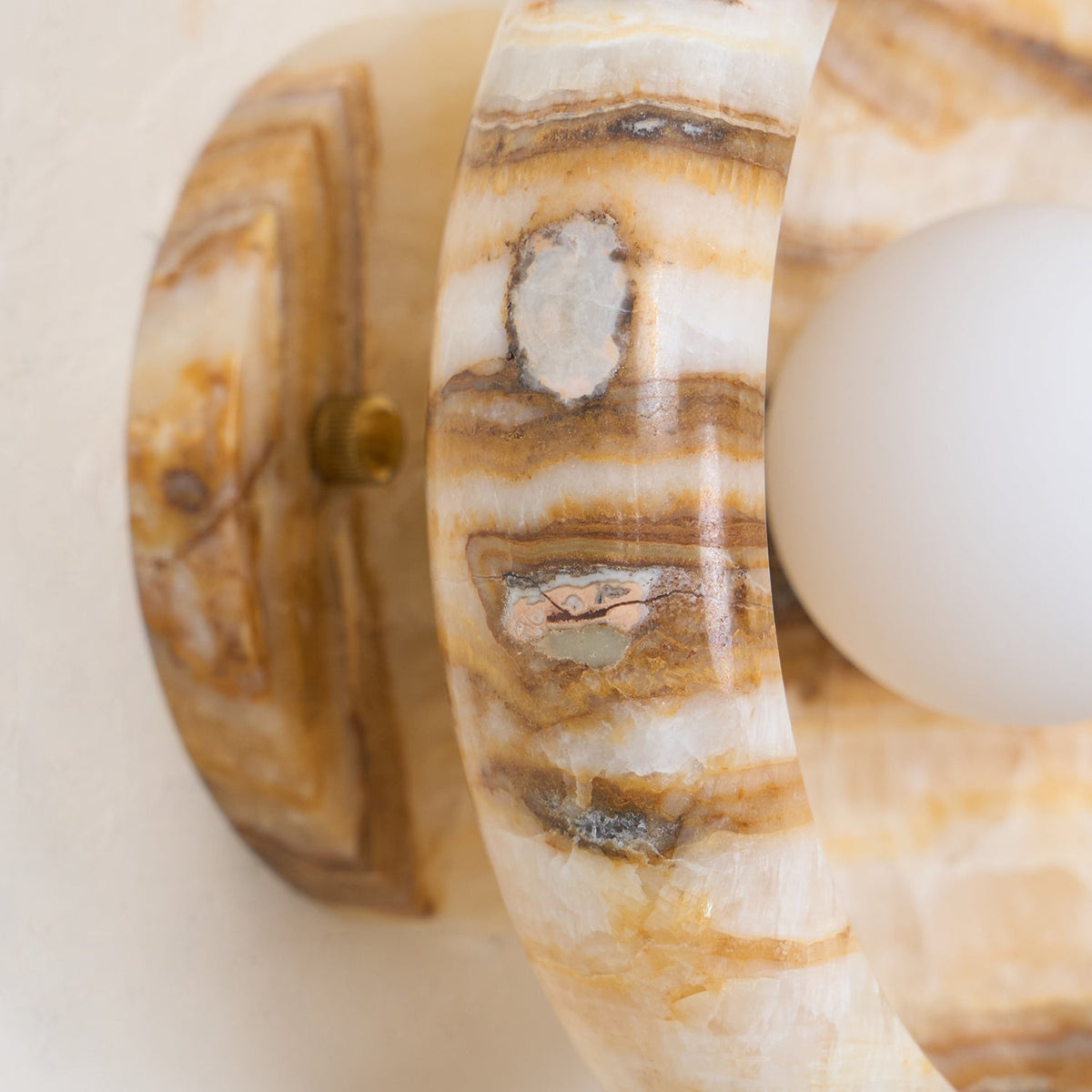 Onvix aplique de pared Natural Onyx