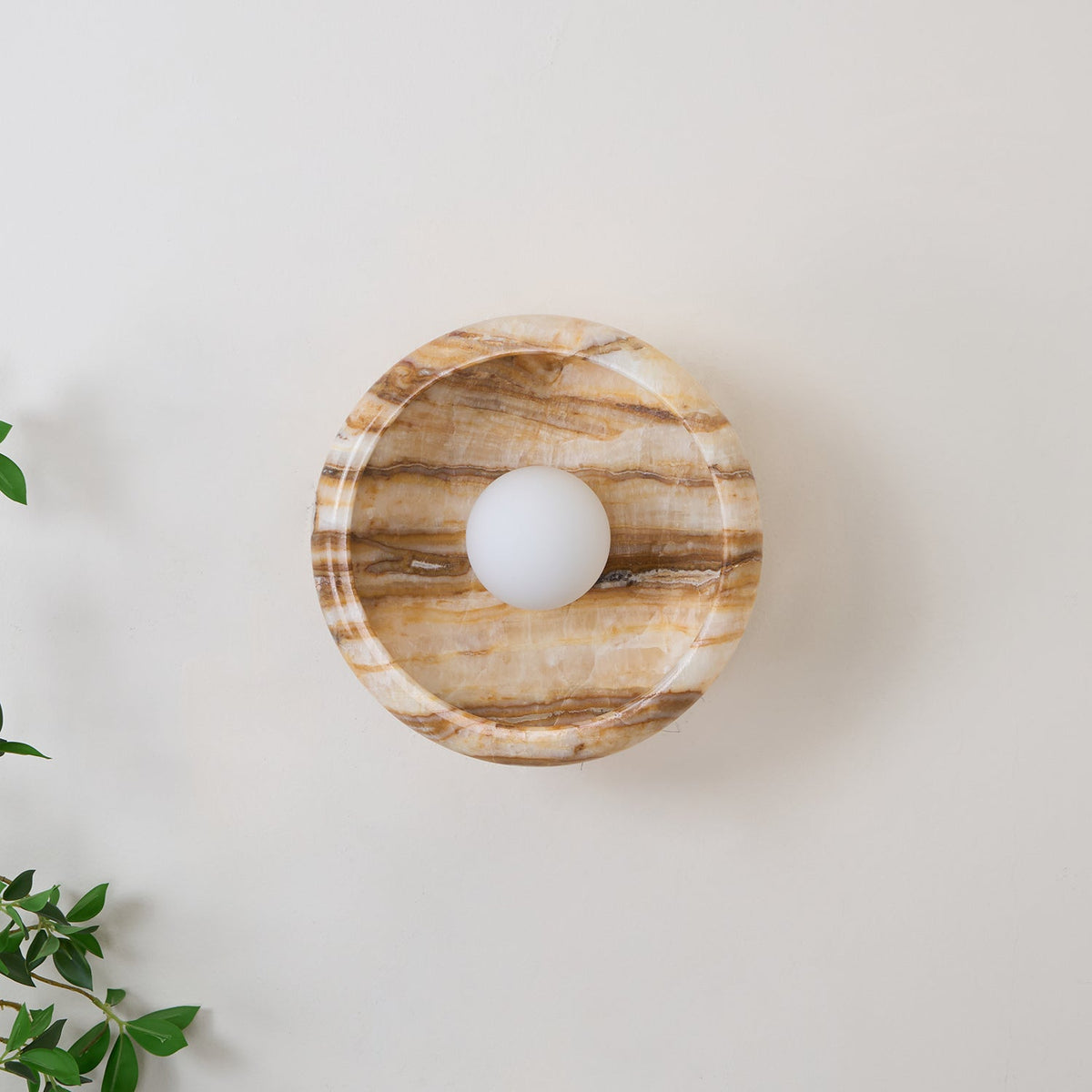 Onvix aplique de pared Natural Onyx
