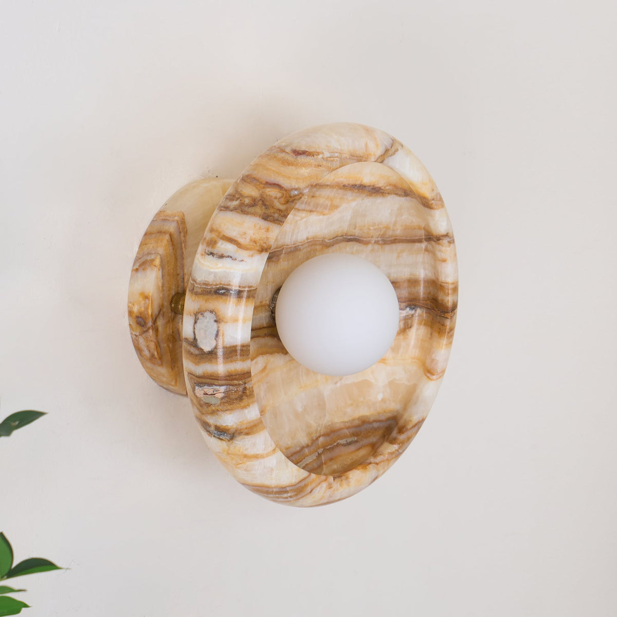 Onvix aplique de pared Natural Onyx