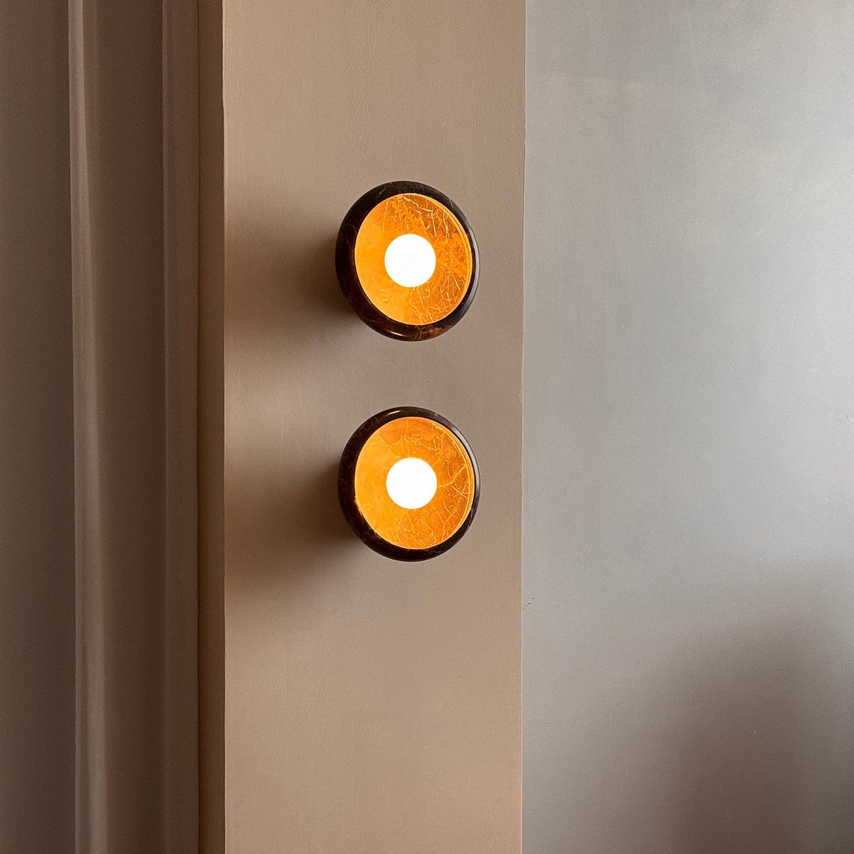 Onvix aplique de pared Natural Onyx