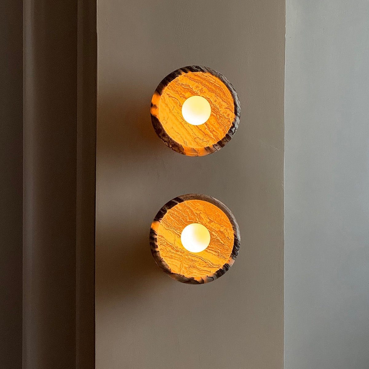 Onvix aplique de pared Natural Onyx