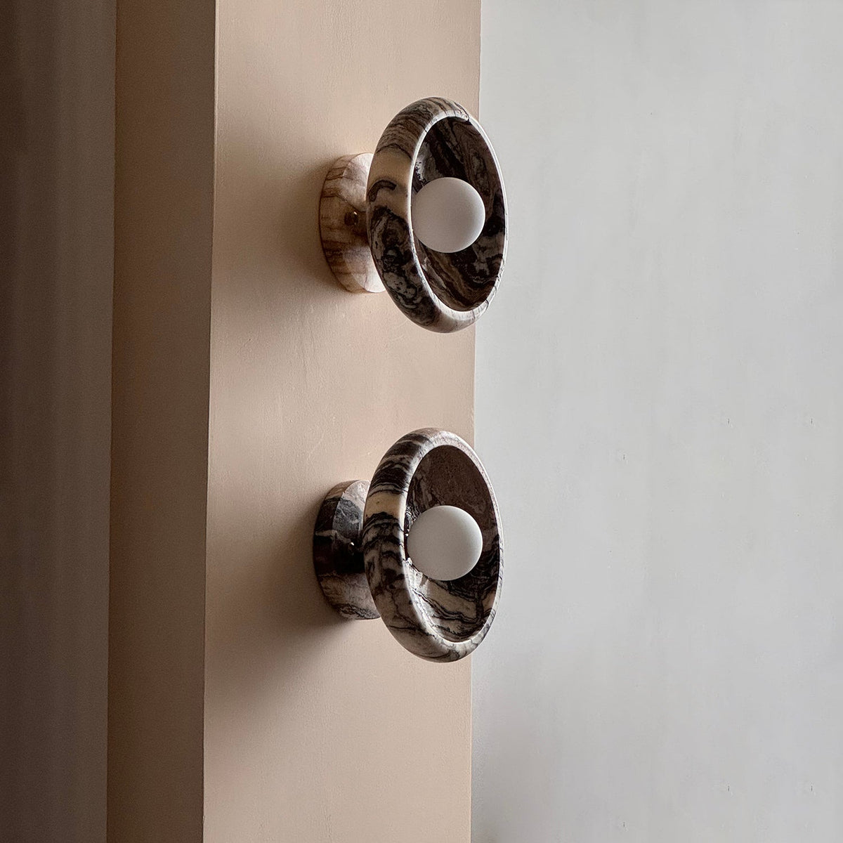 Onvix aplique de pared Natural Onyx