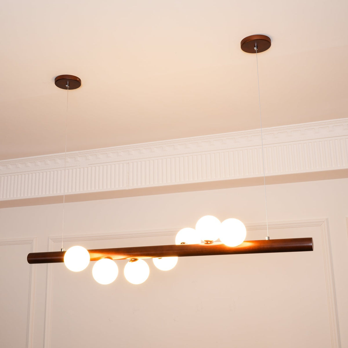 Arox lámpara colgante de madera estilo escandinavo