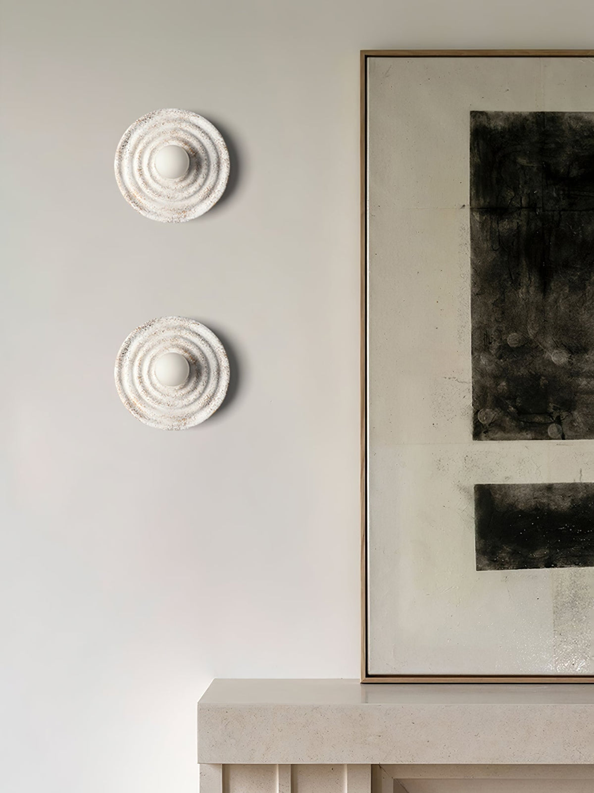 Ersila aplique de pared moderno y minimalista en resina