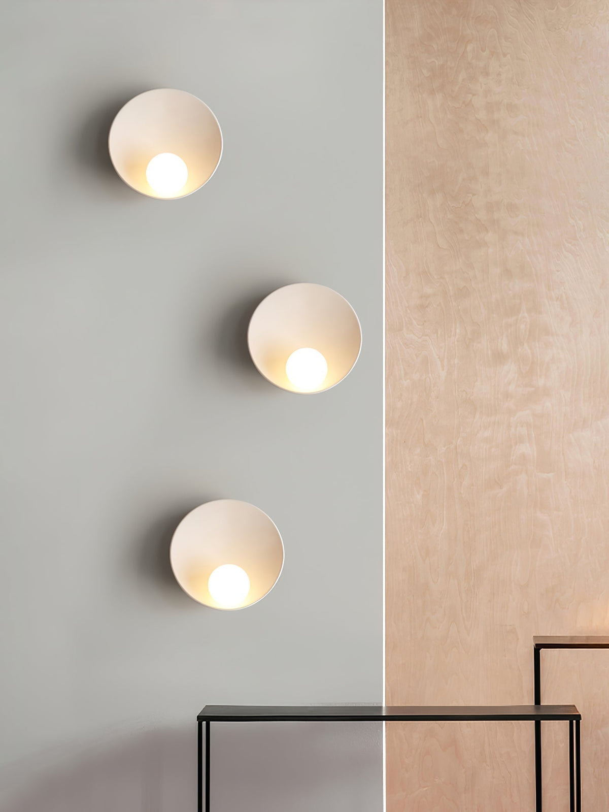 Ersila aplique de pared moderno y minimalista en resina