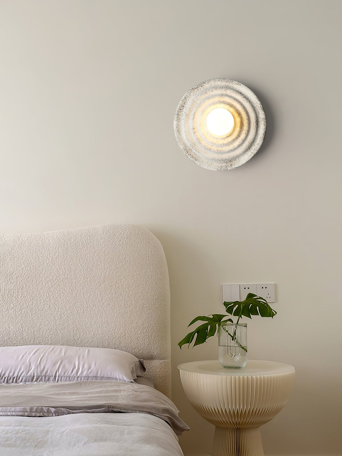 Ersila aplique de pared moderno y minimalista en resina
