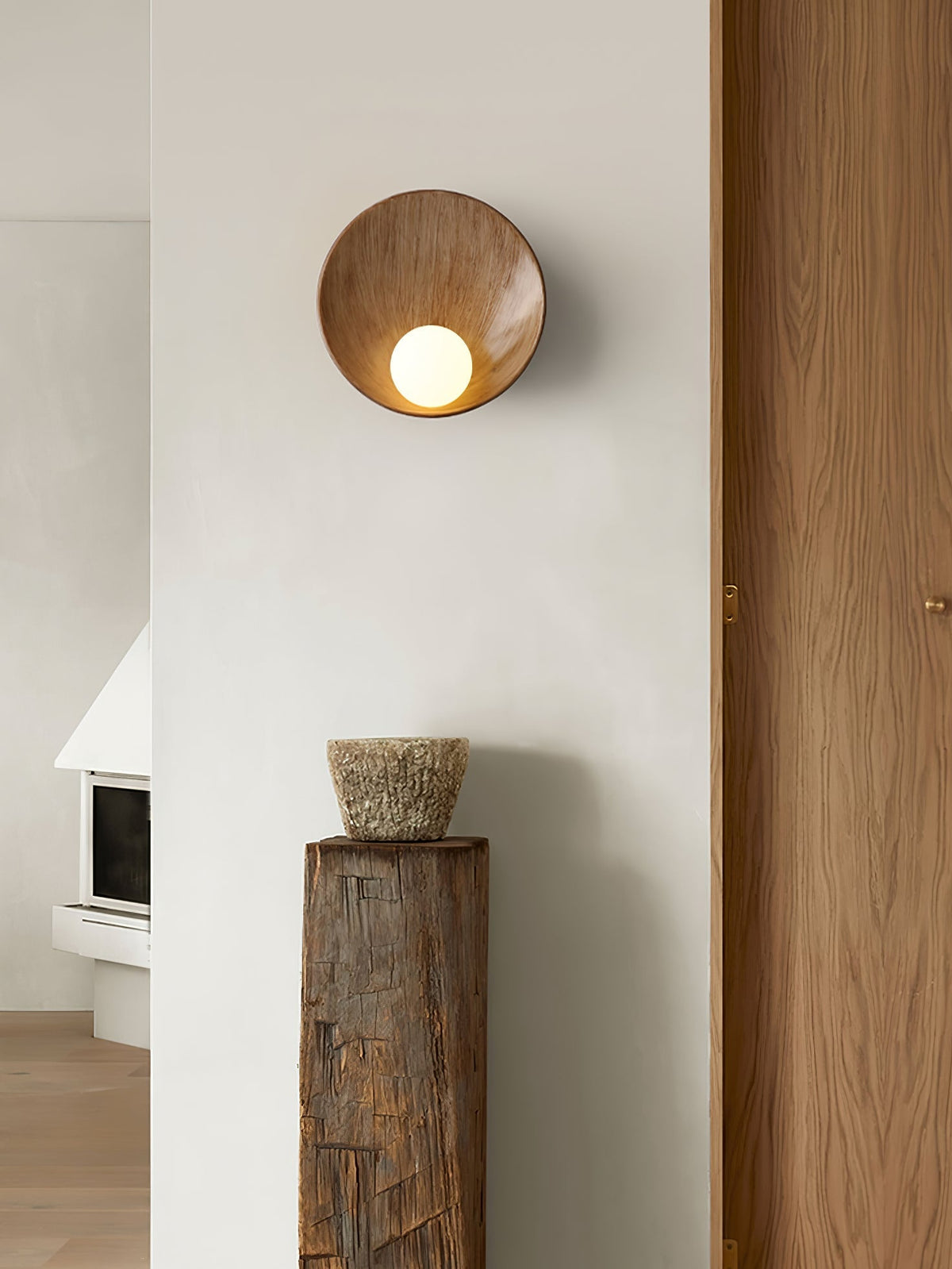 Ersila aplique de pared moderno y minimalista en resina