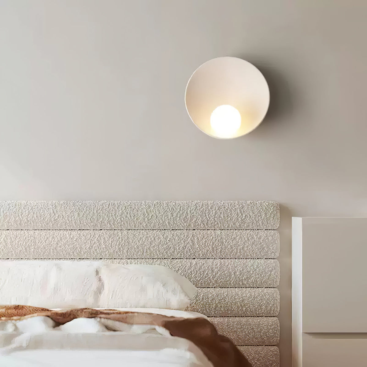 Ersila aplique de pared moderno y minimalista en resina