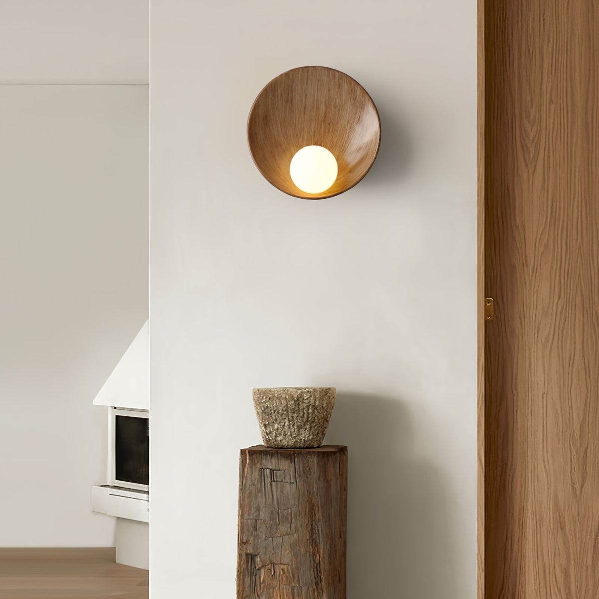 Ersila aplique de pared moderno y minimalista en resina