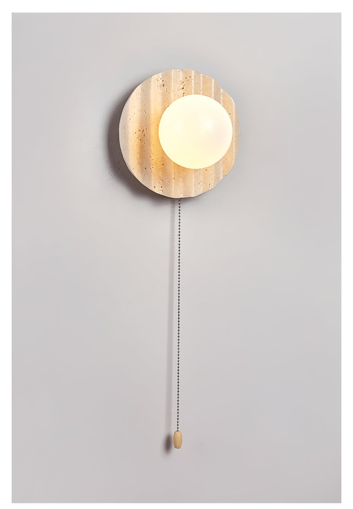 Aluk aplique de pared travertino