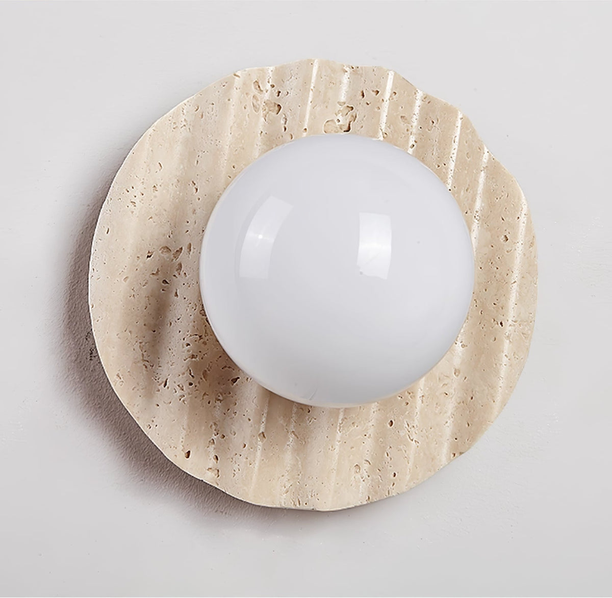 Aluk aplique de pared travertino