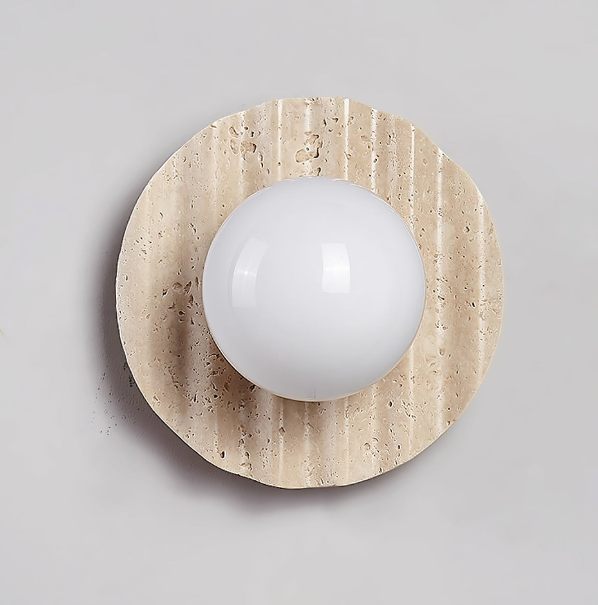 Aluk aplique de pared travertino