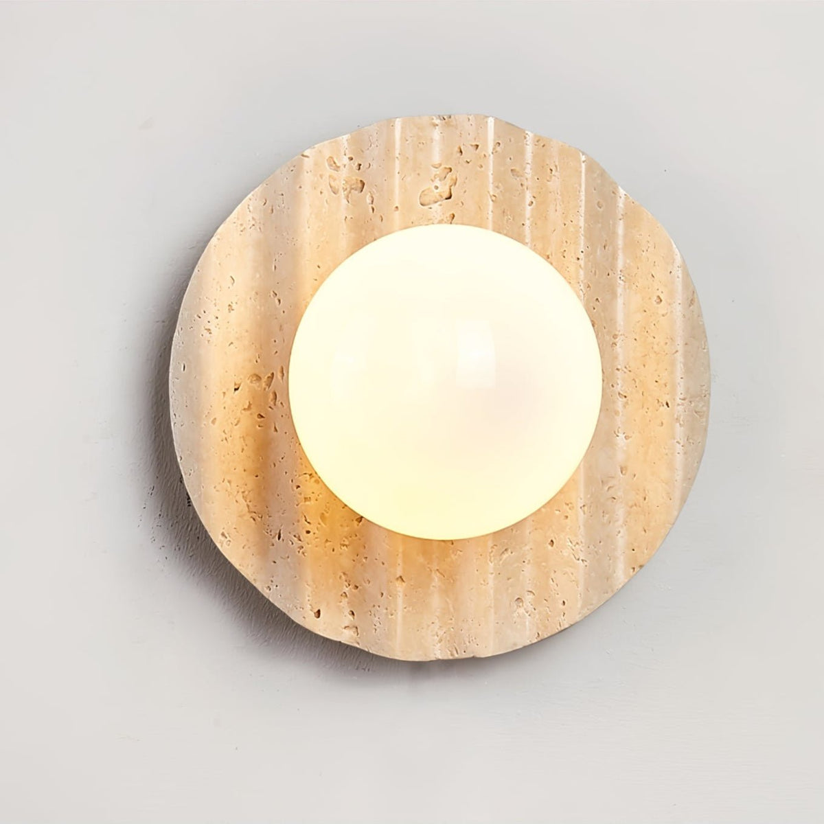 Aluk aplique de pared travertino