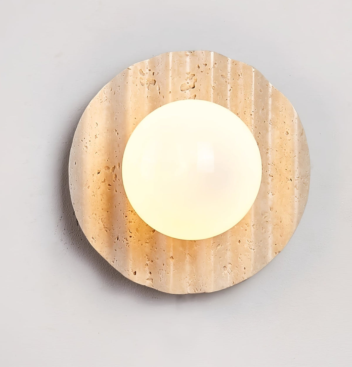 Aluk aplique de pared travertino