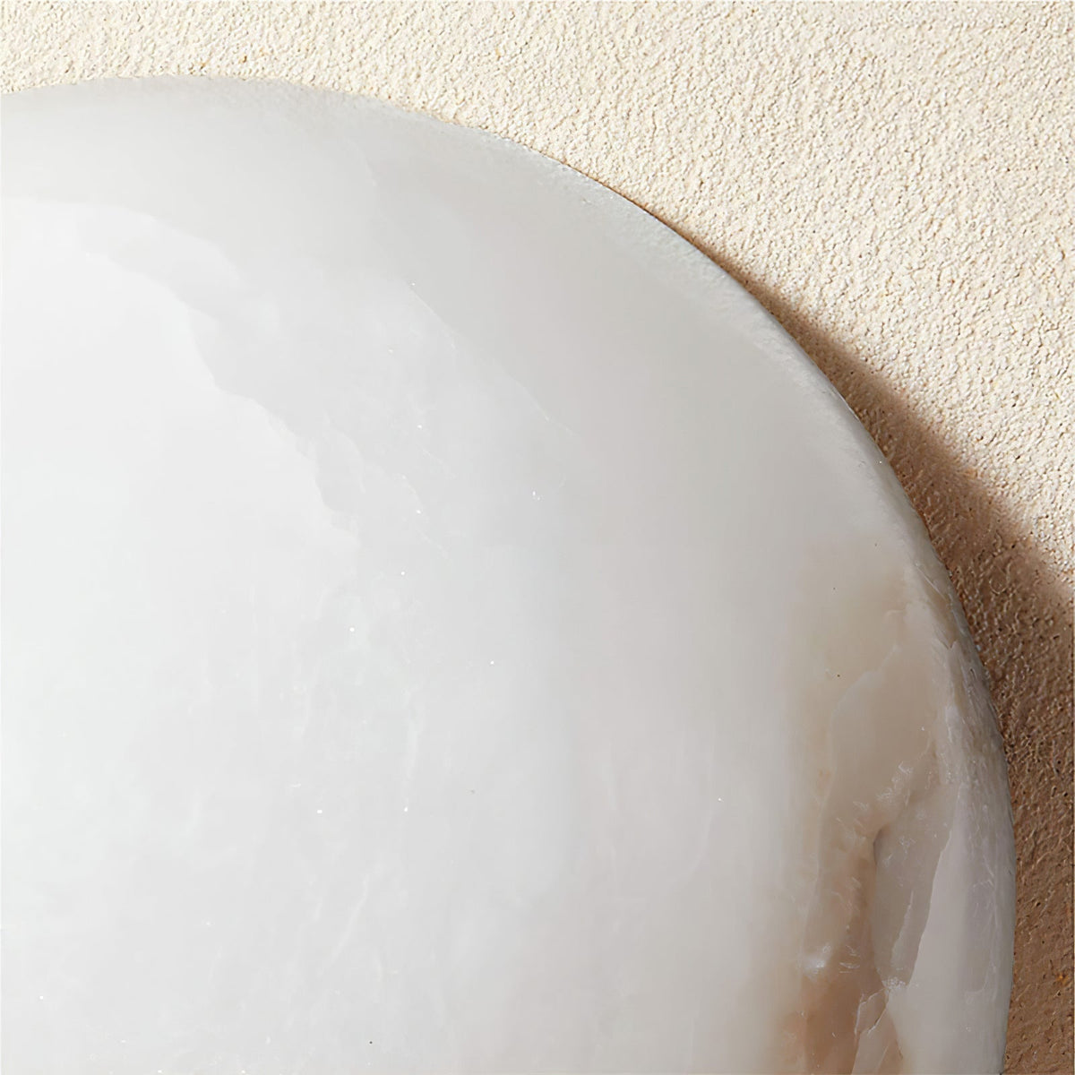Elvar lámpara de techo semicircular minimalista de alabastro