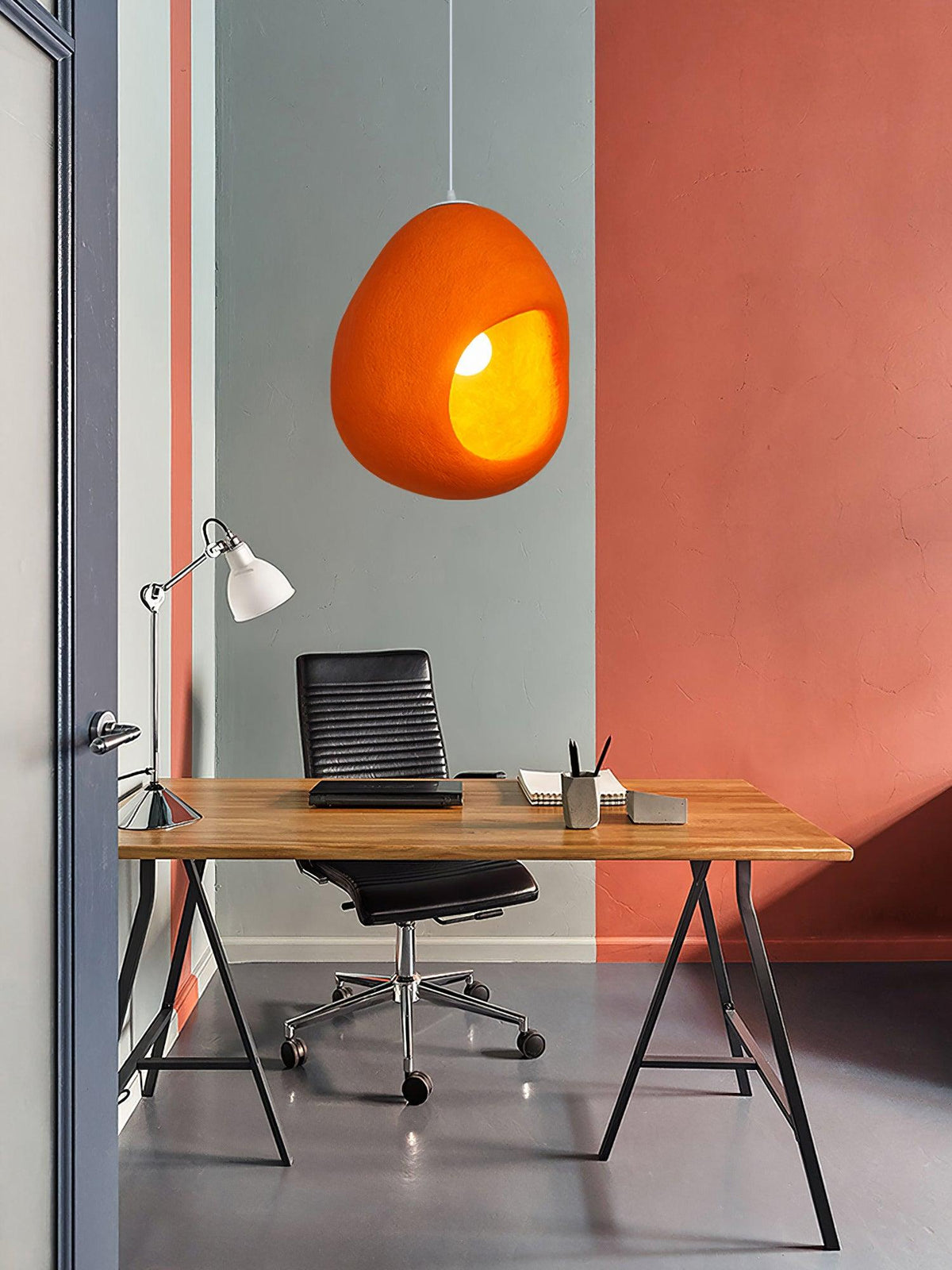 Ilcaryra lámpara colgante moderna minimalista de arte en plástico